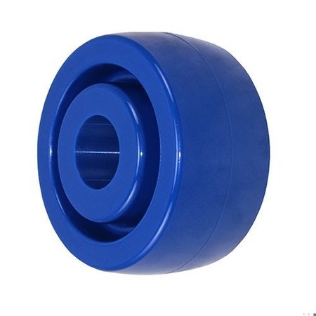 DURASTAR Wheel; 4X2 Solid Polyurethane (Blue); 1-3/16 Plain Bore 420SPU84L